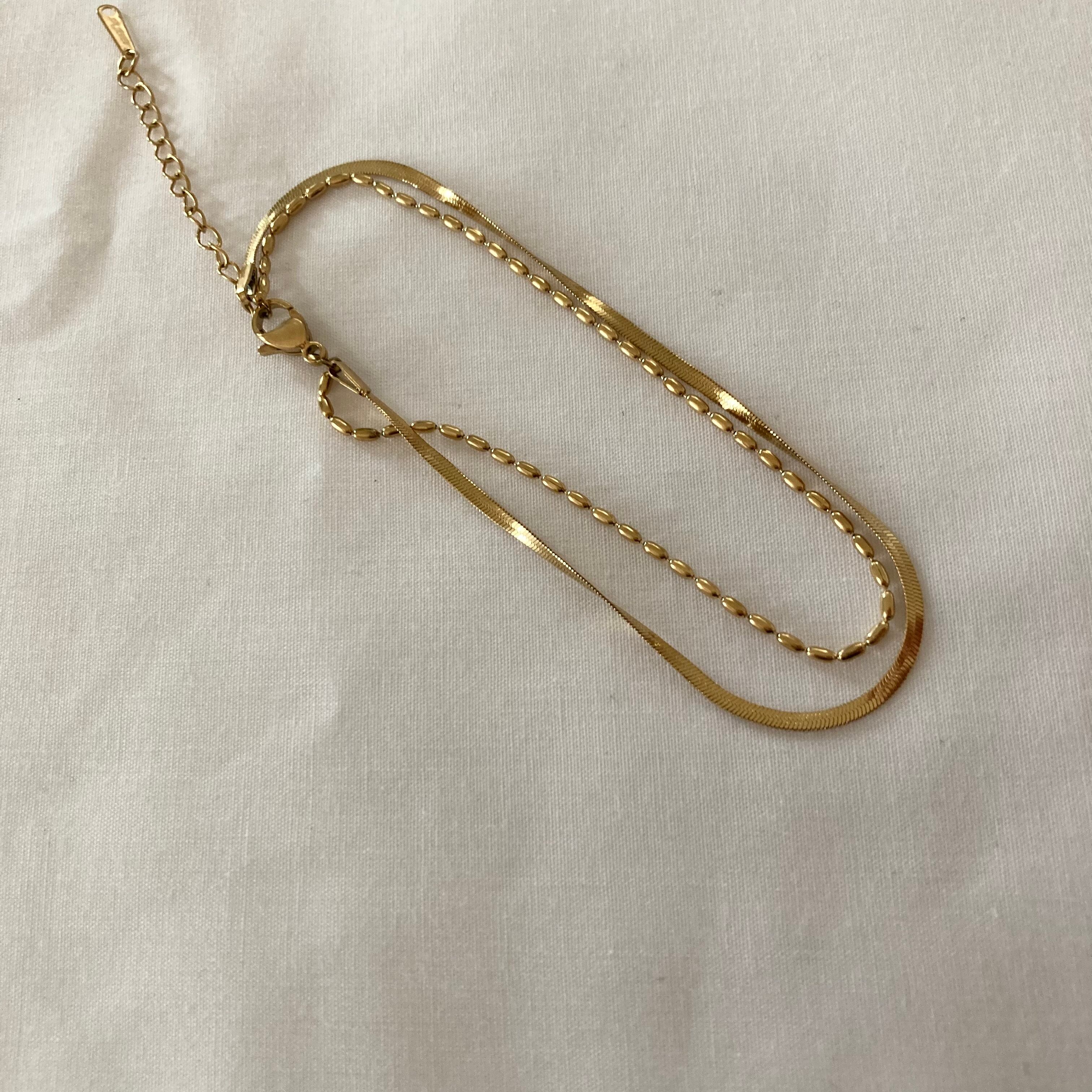 ダブルチェーンブレスレット