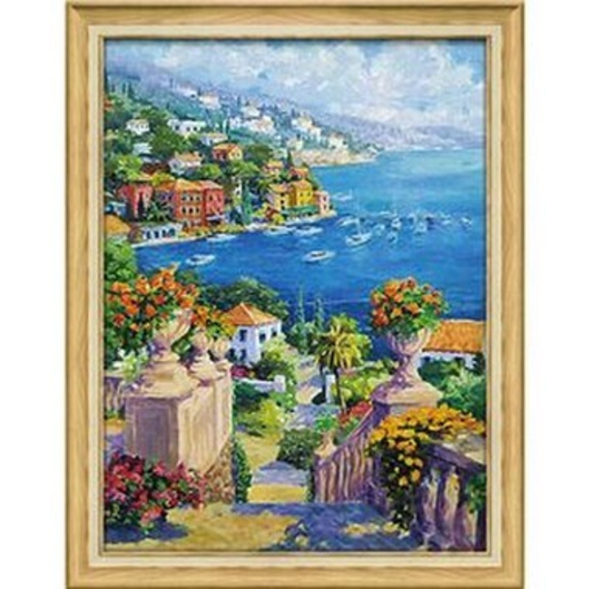 アート ジュリアン・アスキンス Gel加工 アートフレーム「サマーコーブ  