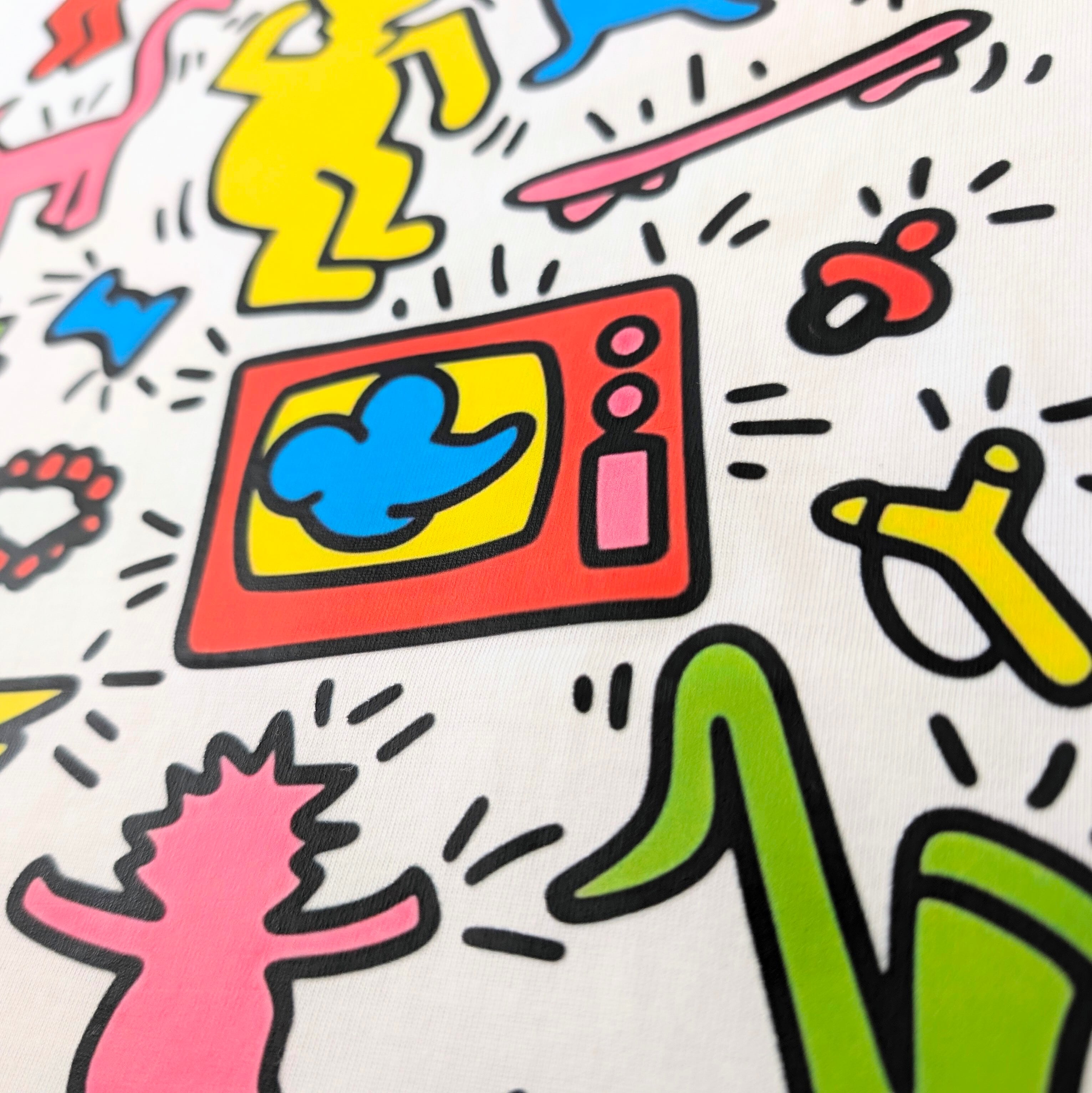 【 The Simpsons( ザ・シンプソンズ ) 】『 シンプソンファミリー / キース・ヘリングパロ 』〚アメリカン雑貨 アメトイ〛