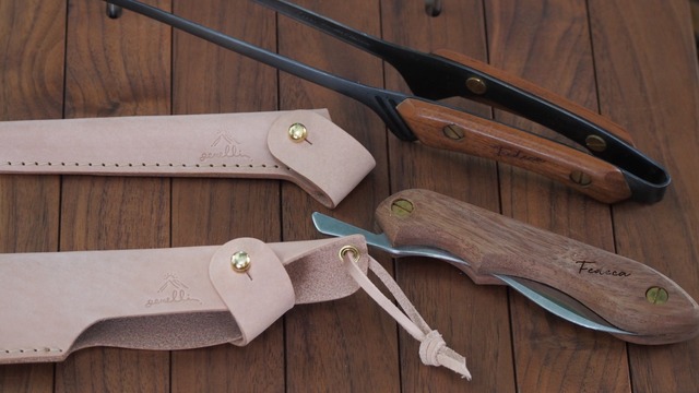 FEDECA (フェデカ)　折畳式料理ナイフ 専用レザーケース　ヌメ