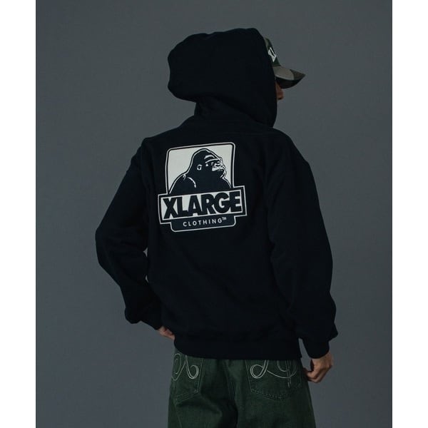 XLARGE エクストララージ パーカー ジップ OG BOX ZIP UP HOODED