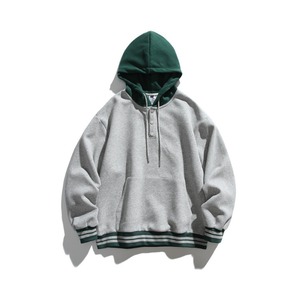 Front pocket design hoodie C3909