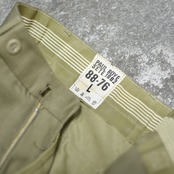 dead stock Italian army side line pants