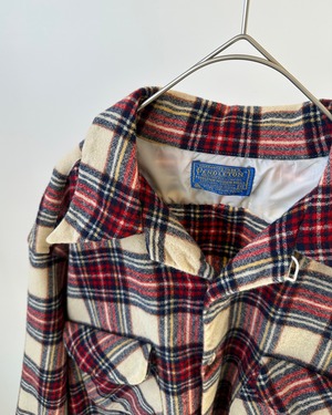 -Pendleton- Vintage 70s XL Board Shirt made in USA
