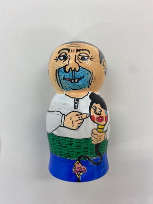 着床コケシ・定吉(1点物です)