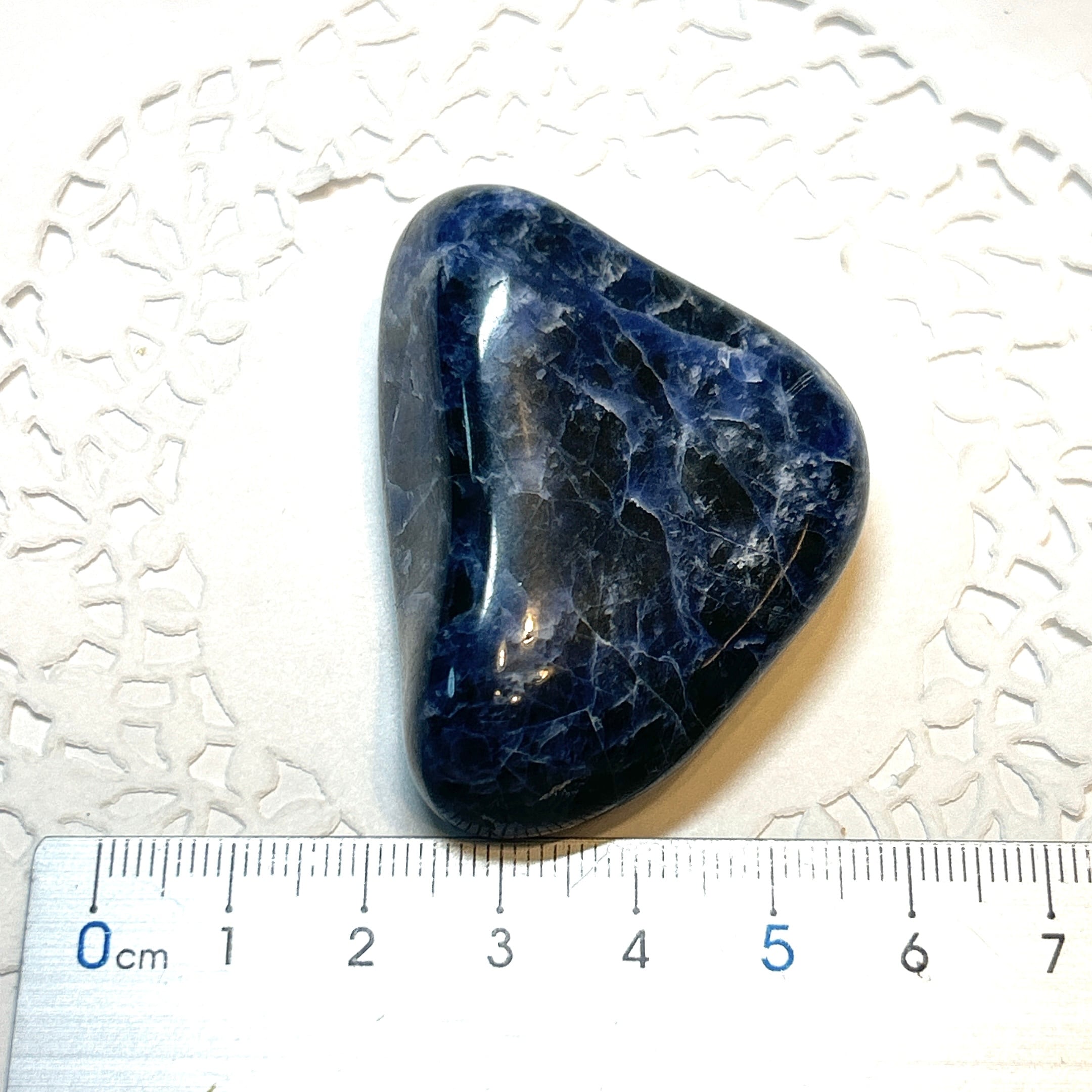 18033】ソーダライト タンブル ペブル Sodalite 天然石 磨き石 鉱物