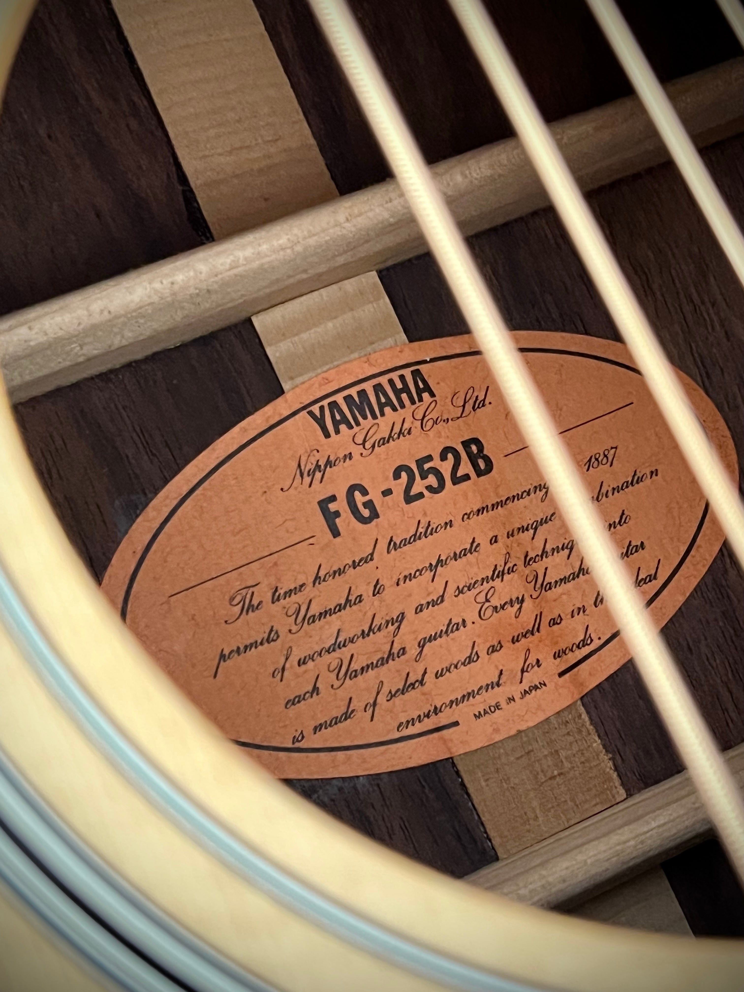 YAMAHA FG-252B 1979 日本製 オレンジラベル ヤマハ オリジナル