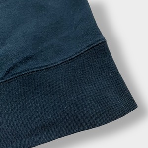 【VOLCOM】パーカー ジップアップ プリント フーディー スウェット hoodie ブラック L ボルコム スケボー スケート US古着