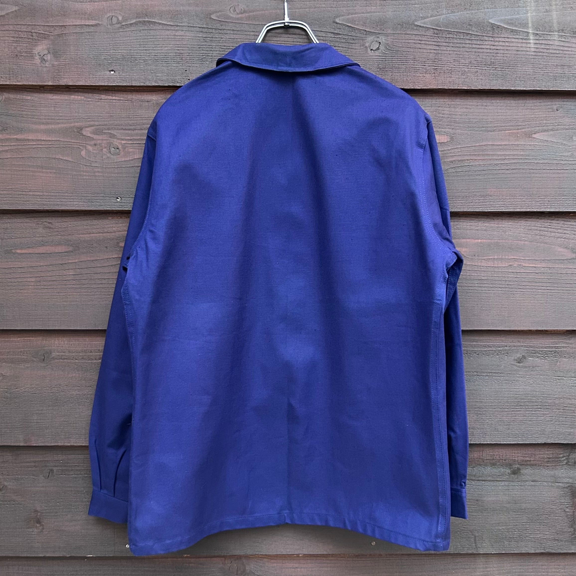 1960's French Military Cotton Twill Work Jacket Made in France