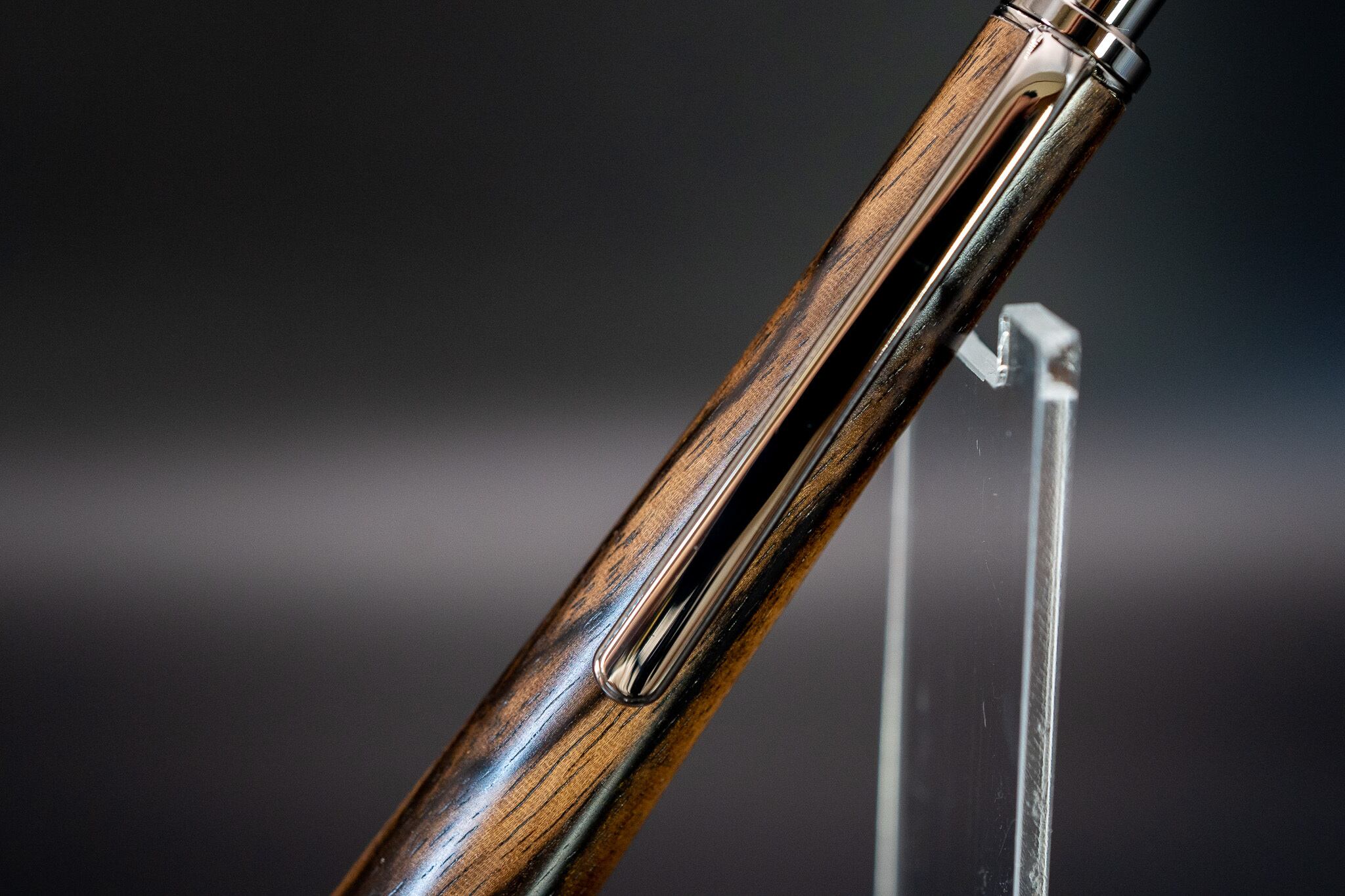 【魅惑の黒い紋様】 黒柿孔雀杢 black BP