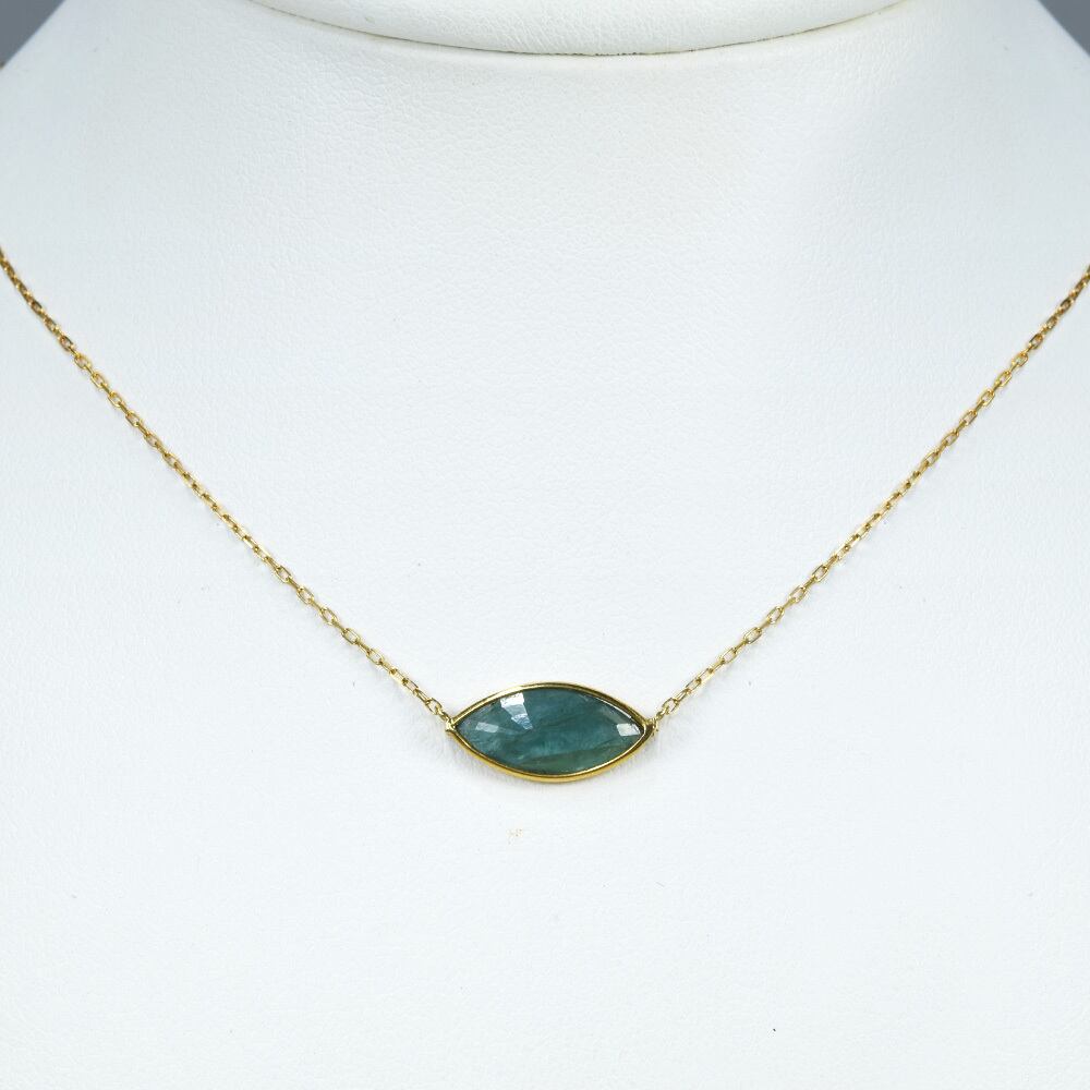 グランディディエライト ペンダント ネックレス K18イエローゴールド