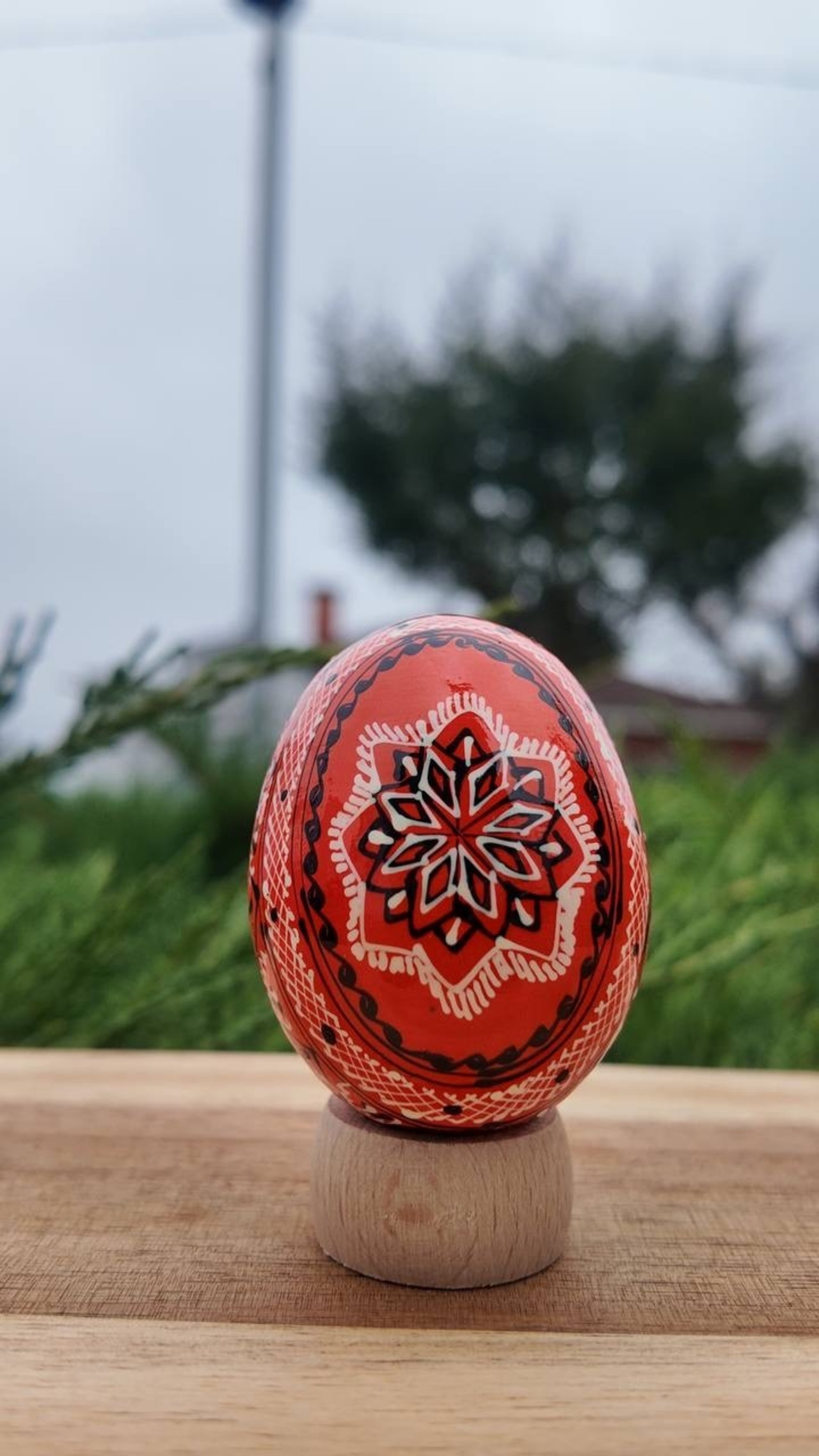 装飾用プィサンカ（イースターエッグ）with stand　コロミヤ博物館モデル - 4