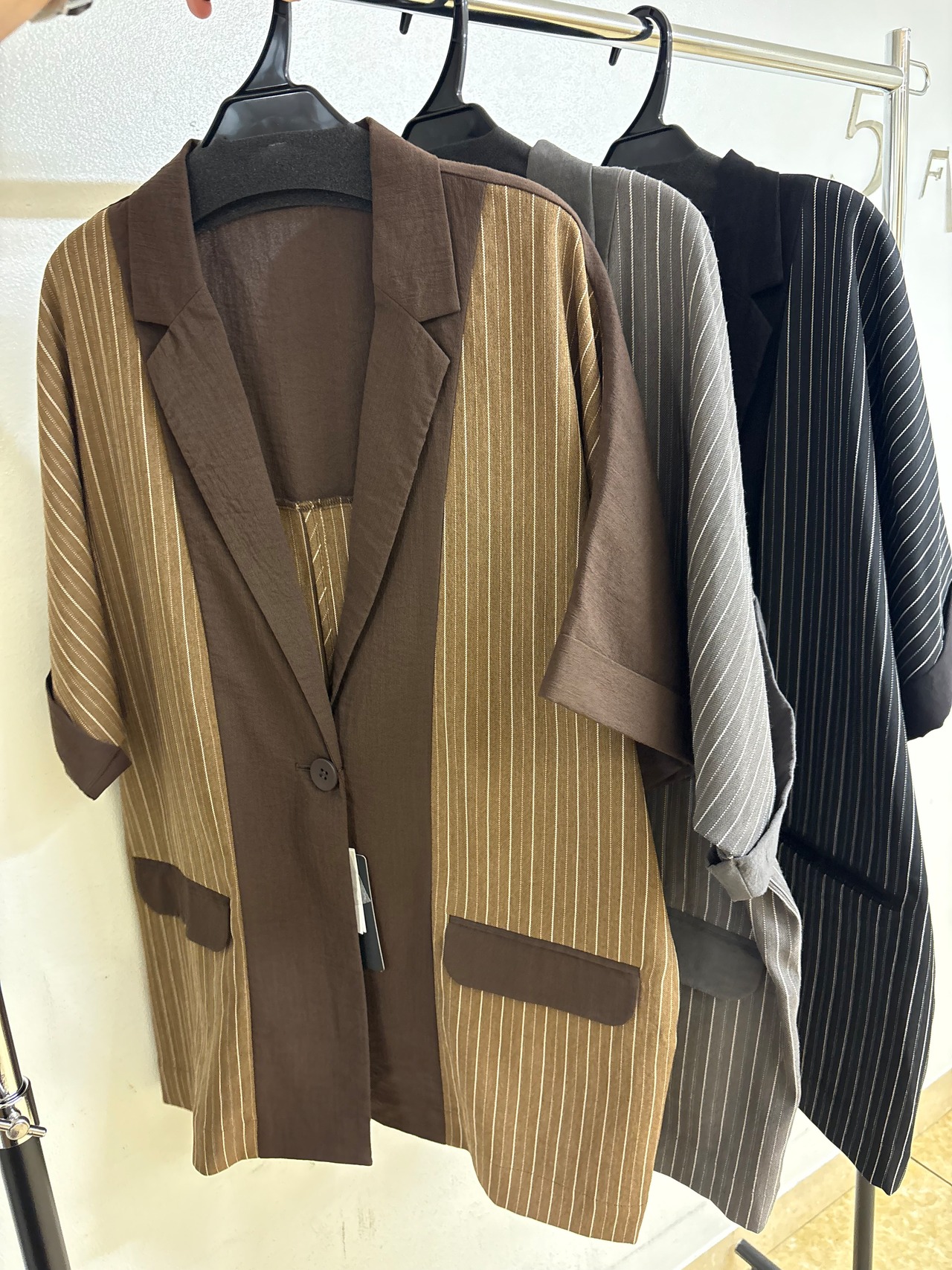 【select】ストライプコンビジャケット　47791
