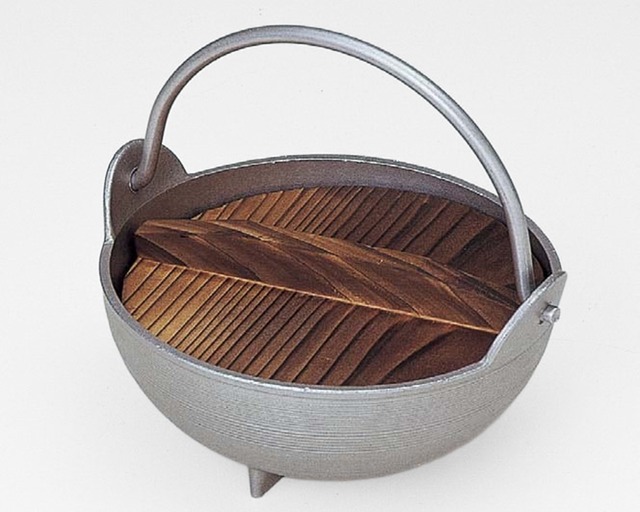 いろり鍋（田舎鍋）白仕上　18㎝