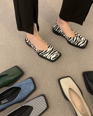 アーバンスクエアシューズ 6color A0417