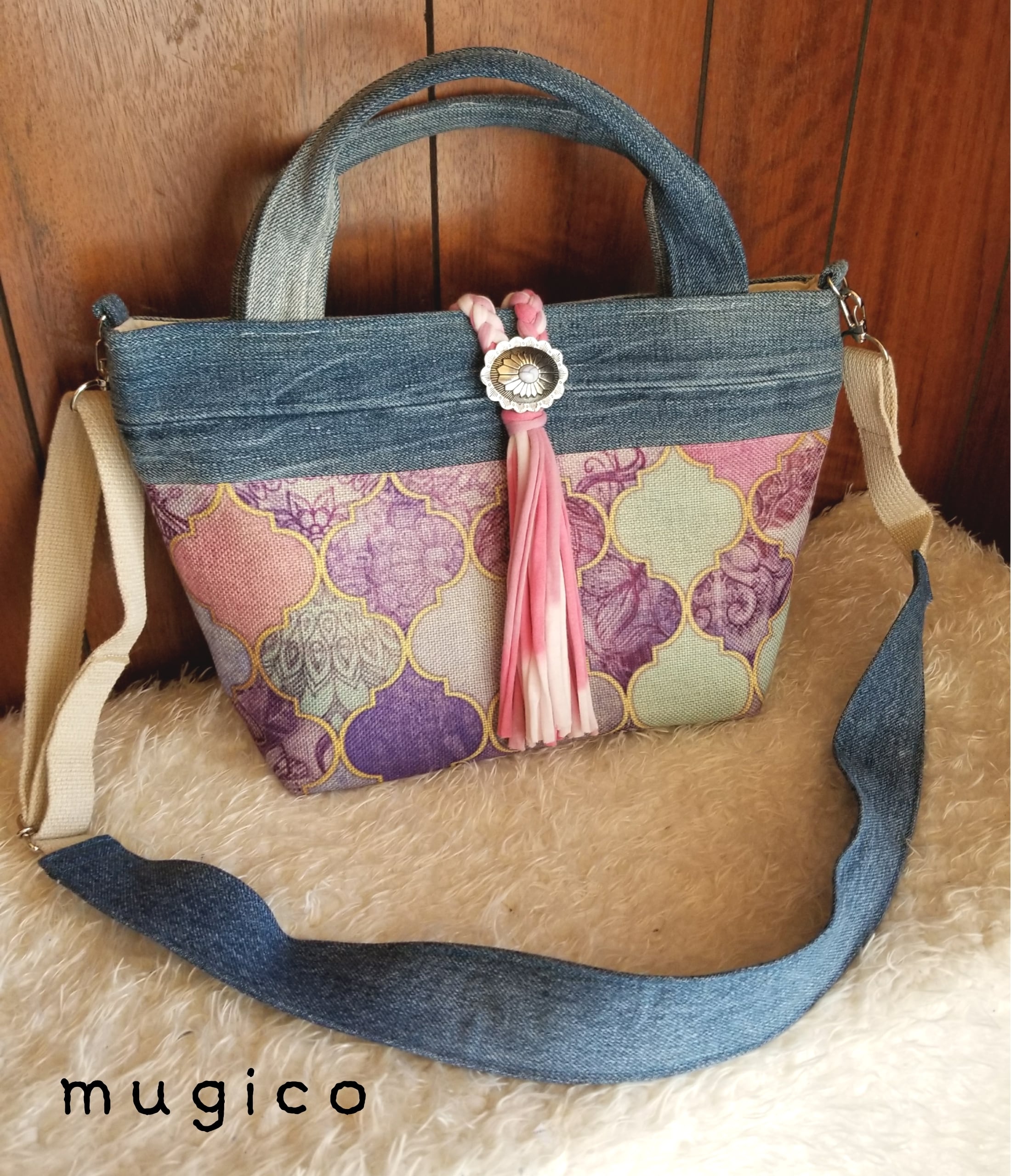 モロッカン柄 生地 1m フルサイズ | mugico handmade