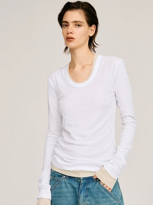 【26AW】PRANK PROJECT プランクプロジェクト / ブラトップ / Scoop Neck Sheer Top
