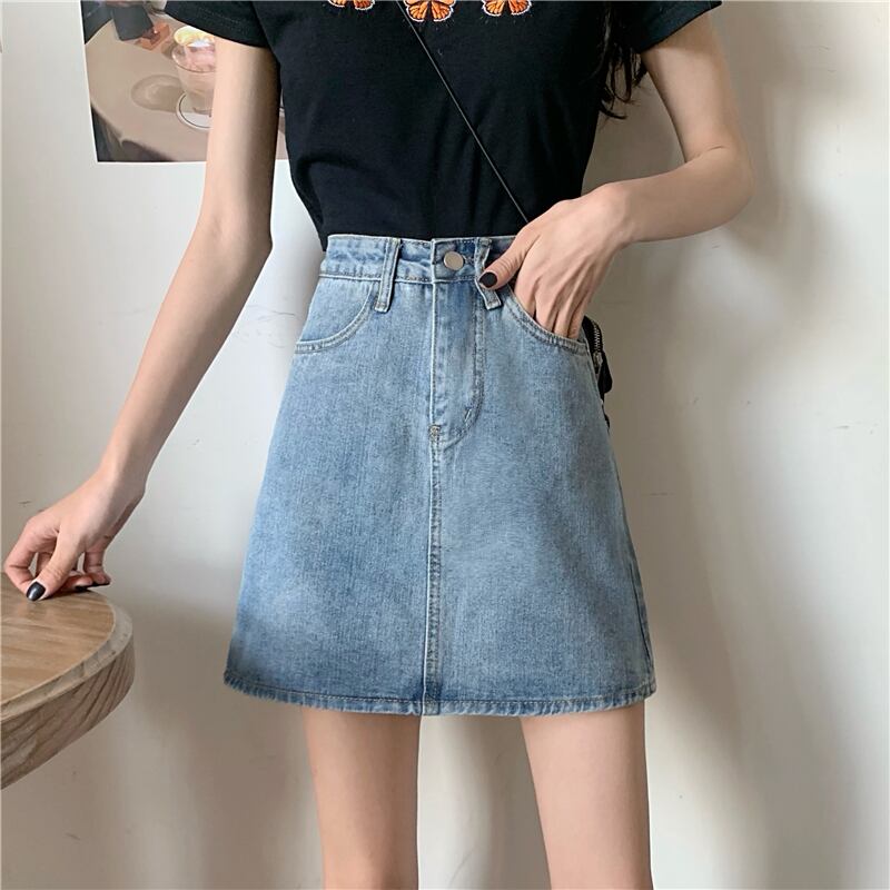 ウェストスカート サマーショートAライン薄手 夏物 萌量不足63573412801