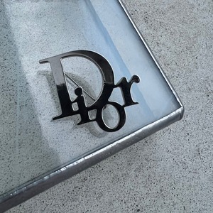 “Christian Dior” silver brooch