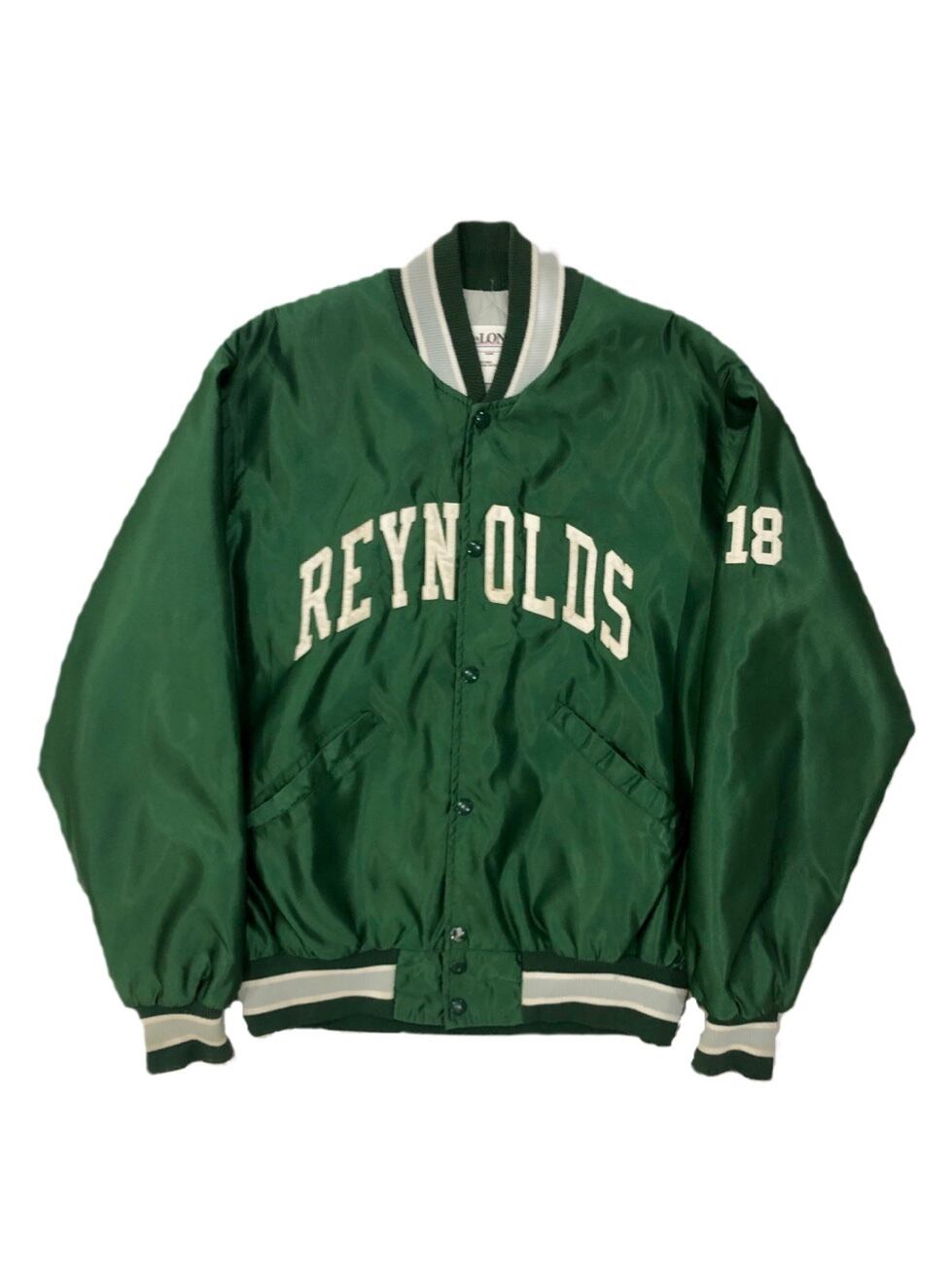 1980s "DeLONG" Nylon Stadium Jumper