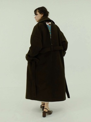 back fastener wool trench