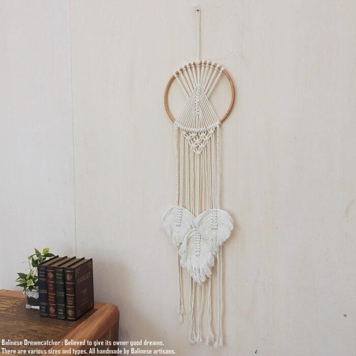 ドリームキャッチャー マクラメ TypeB Size M 幅22.5cm 長さ100