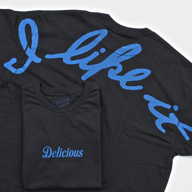 Delicious × EZ DO by EACHTIME. I Like It. T-Shirt Black