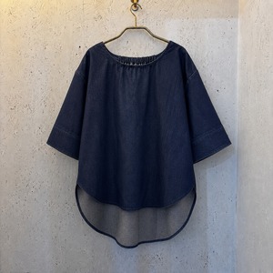 【Shirt Denim / T-Blouse】 Indigo