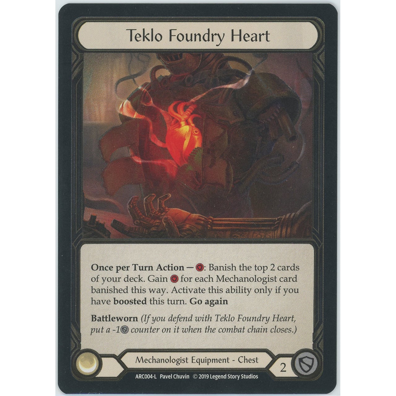 【状態A】Teklo Foundry Heart (Cold Foil) ARC004-L