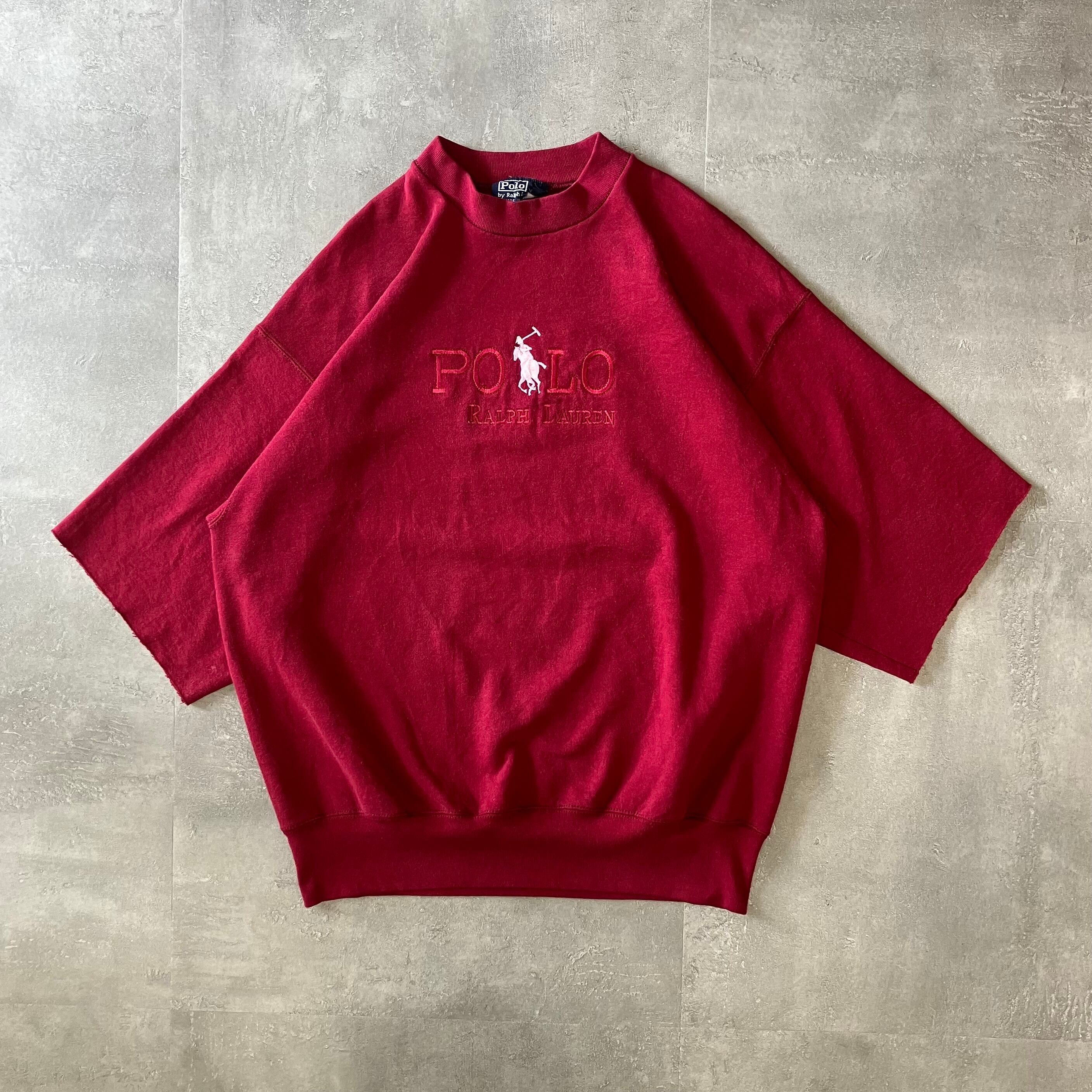 POLO Ralph Lauren ポロラルフローレン カットオフ 半袖スウェット XL No.2651