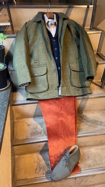 HUNTER-OUTDOOR（ROCKALL） ”SHOOTING TWEED MEN'S（MADE IN ENGLAND