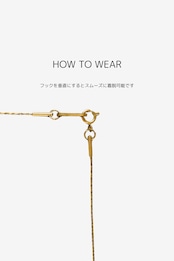 【Nude Glow Necklace】 / GOLD