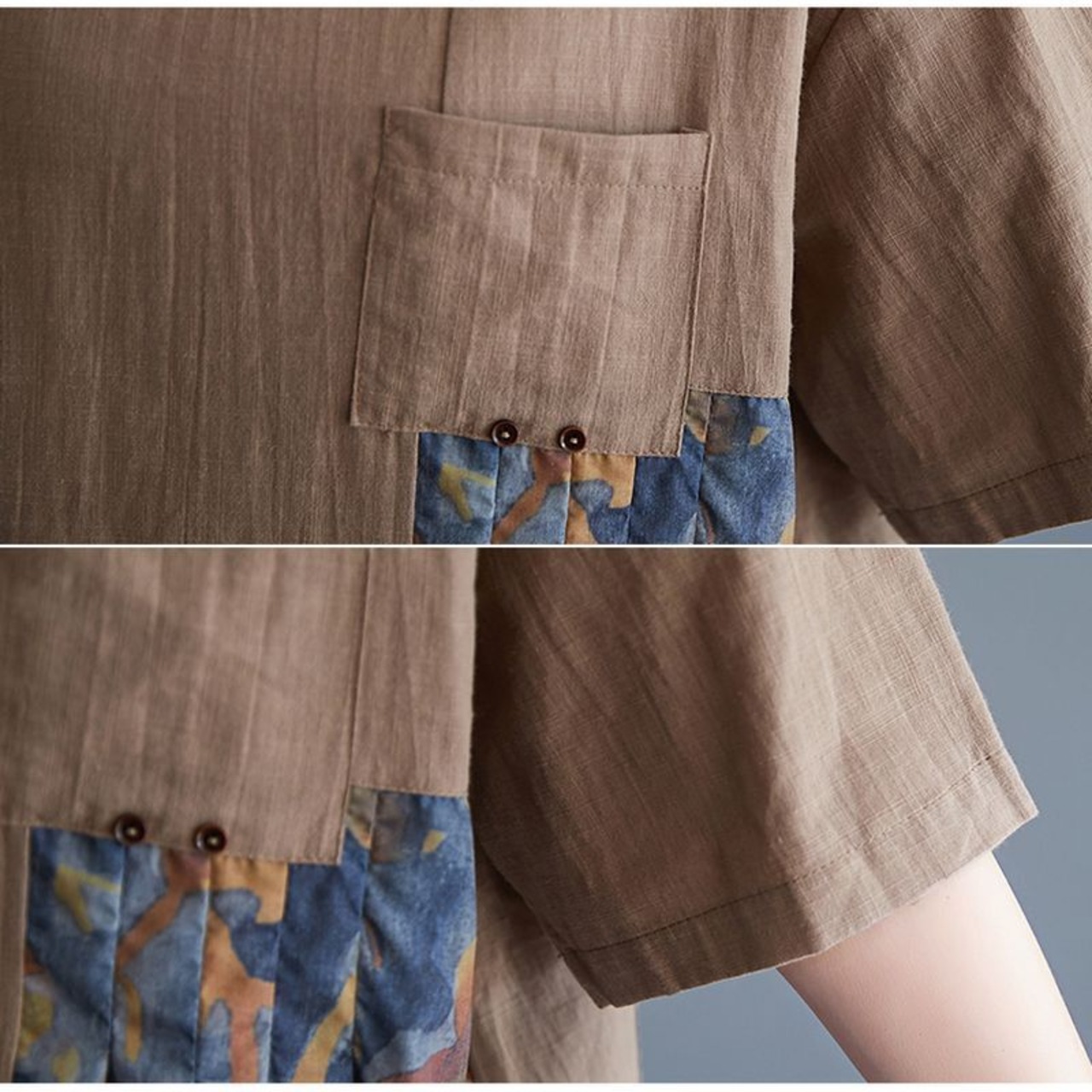 パッチワーク アート Tシャツ  30241