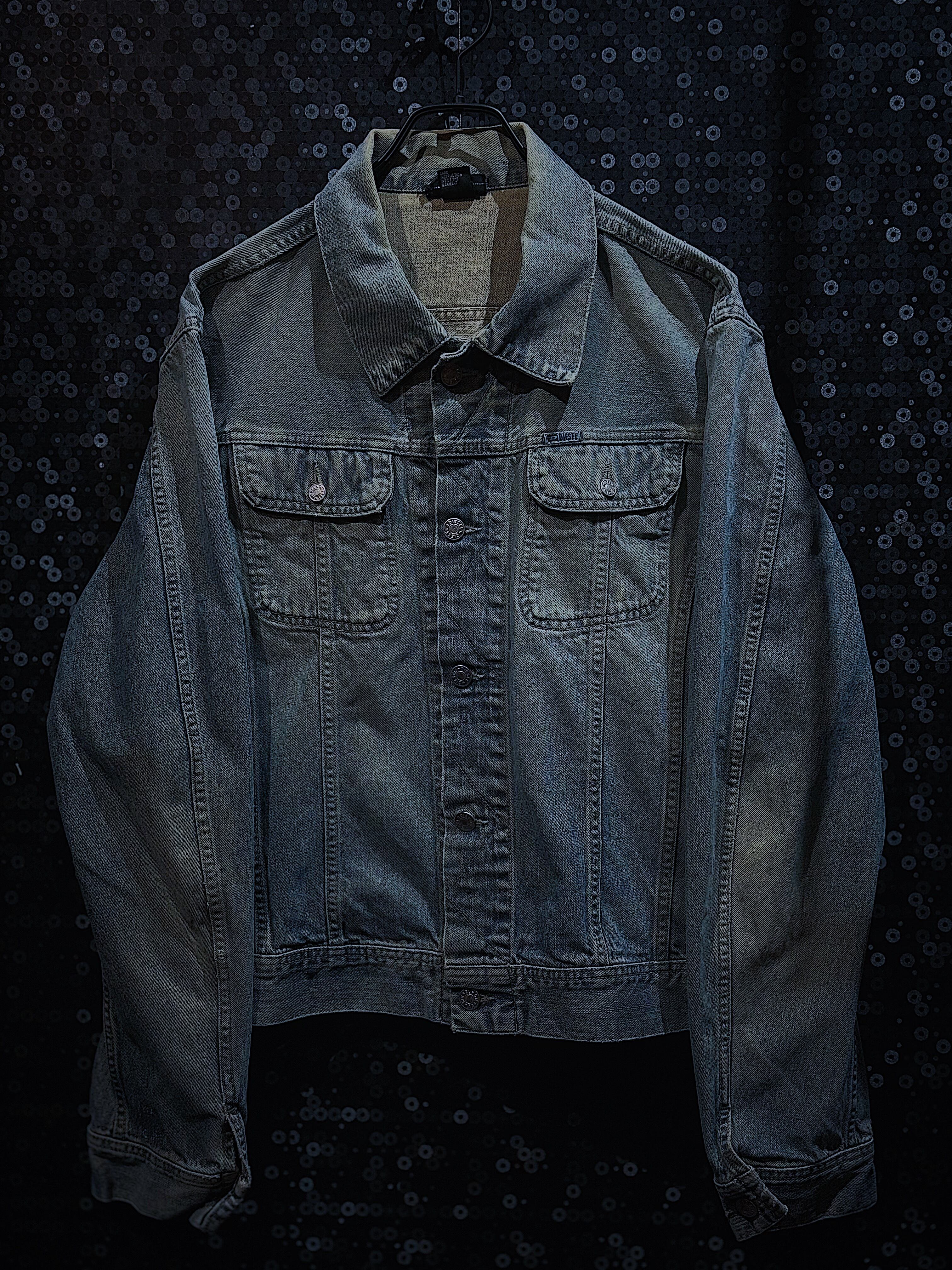 "DIESEL vintage" Discoloration processing denim jacket