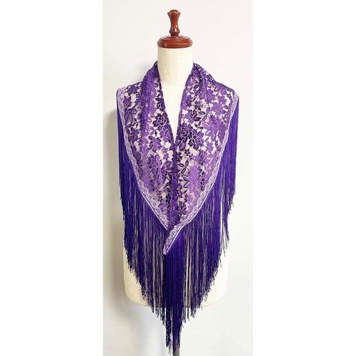 AA-P-2536　紫落下版レースシージョ　アイレ製★1点物★