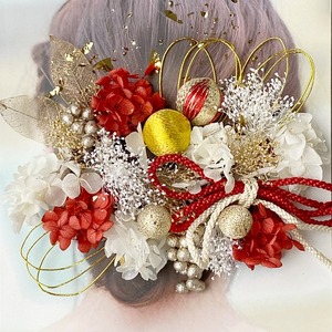和装　ウェディング　ヘッドドレス　No.140-26 和　髪飾り　振袖　袴　成人式　卒業式　白無垢　結婚式