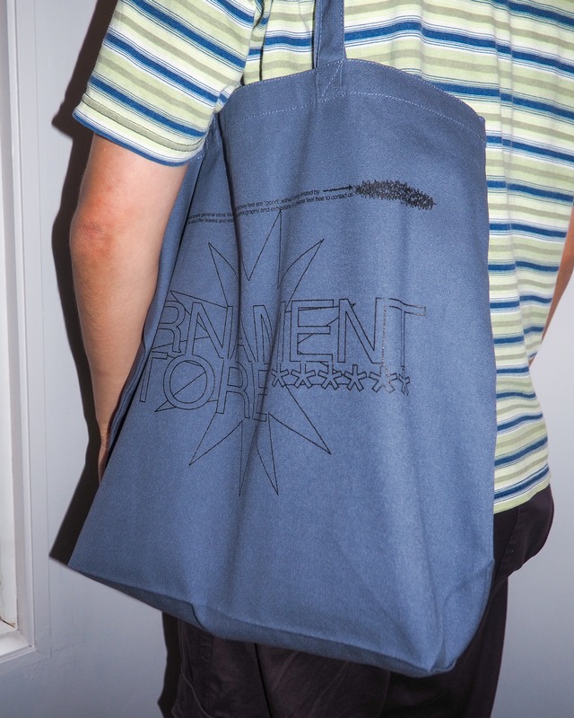 ORNAMENT STORE "Introduce" stone blue Big Tote-bag