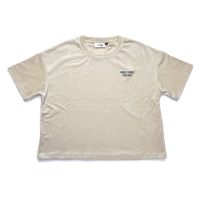 Ultra flexible tee ”light beige"【在庫限り】［発送予定：入金確認後1週間以内］