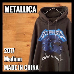 【METALLICA】Ride the Lightning スウェット パーカー バンド 音楽 ロック メタリカ アメリカ古着