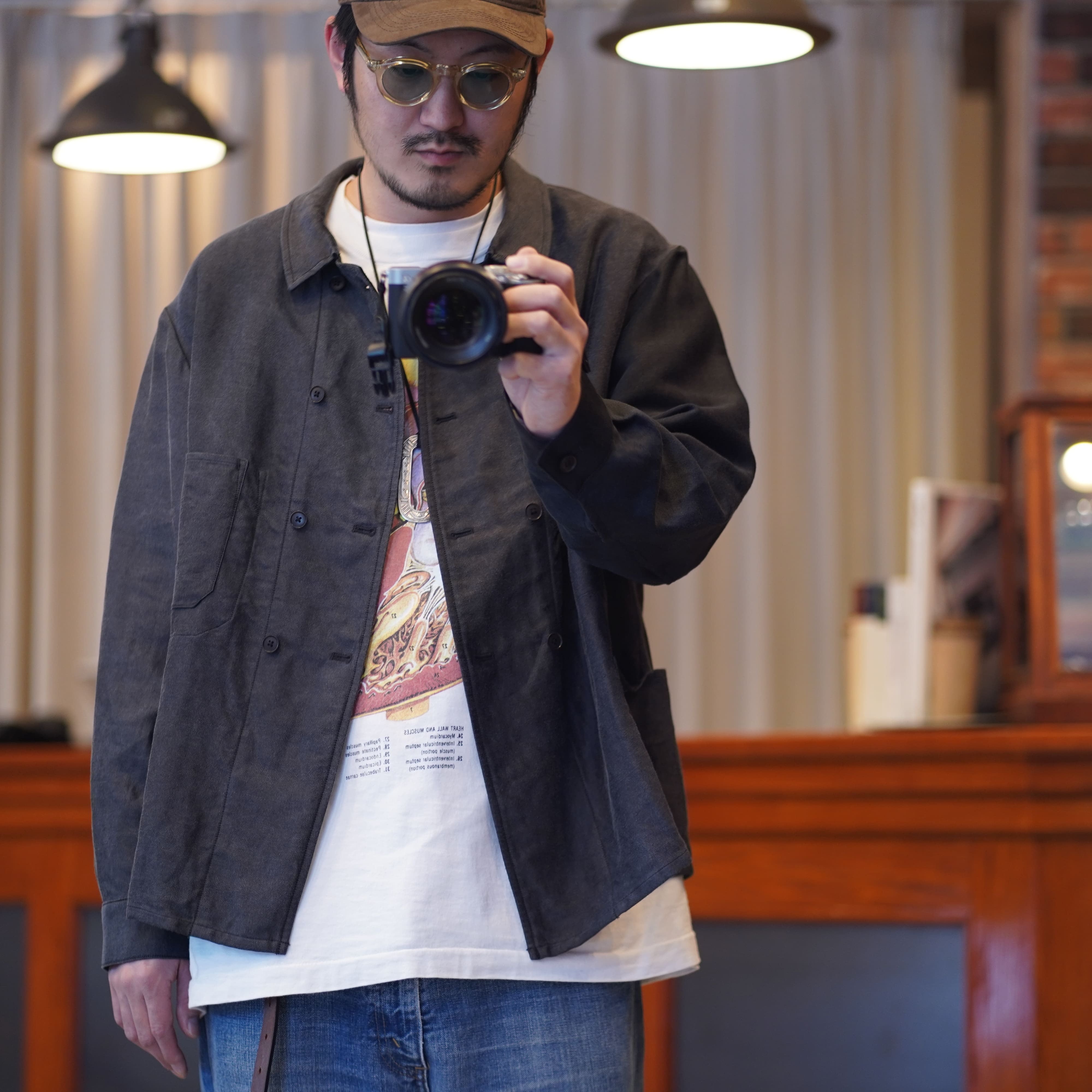 KAPTAIN SUNSHINE Moleskin DB 散らし Work Jacket