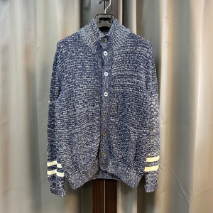 ZANOZE "CHITO" COTTON/LINEN KNIT CARDIGAN《48》