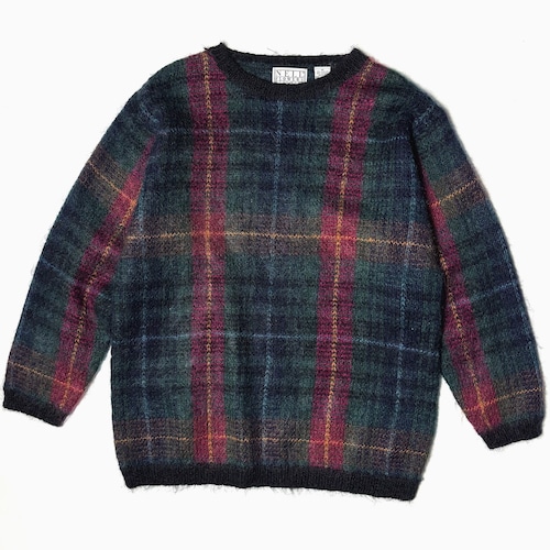 Vintage 80's【NELL FLOWERS】Mohair Knit Sweater