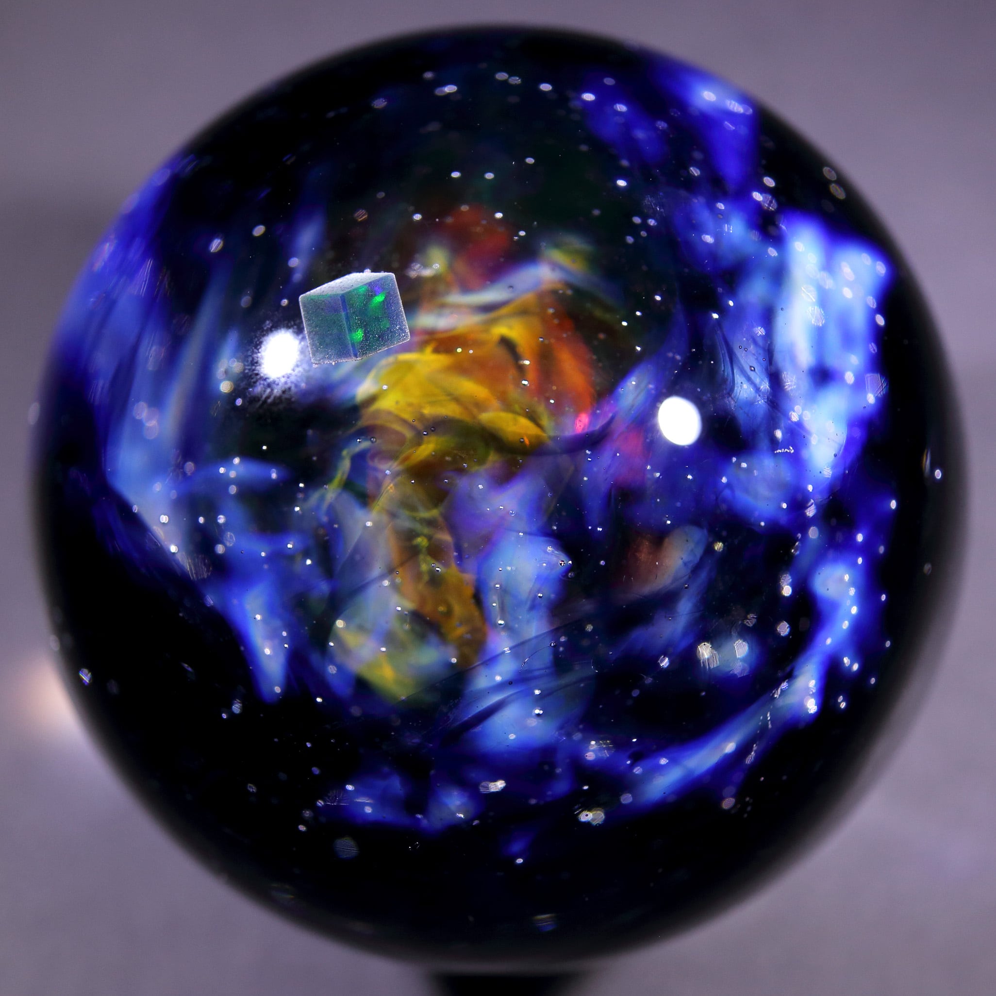 53mm Nebula Galaxy Glass Marble 星雲状宇宙ガラスマーブル