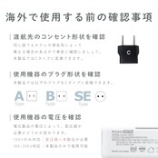 カシムラ 海外用変換プラグ Cタイプ 2個セット NTI-157