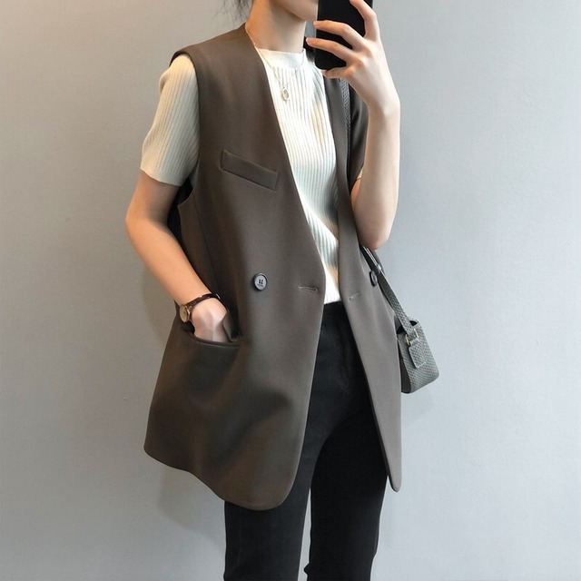 suits vest / 2colors  【20220121405】