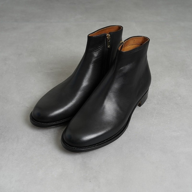 forme/Molder Side Zip Boots -Buffalo Calf- "Black"