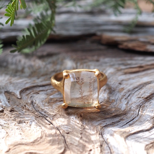 デンドリテッククォーツ リング