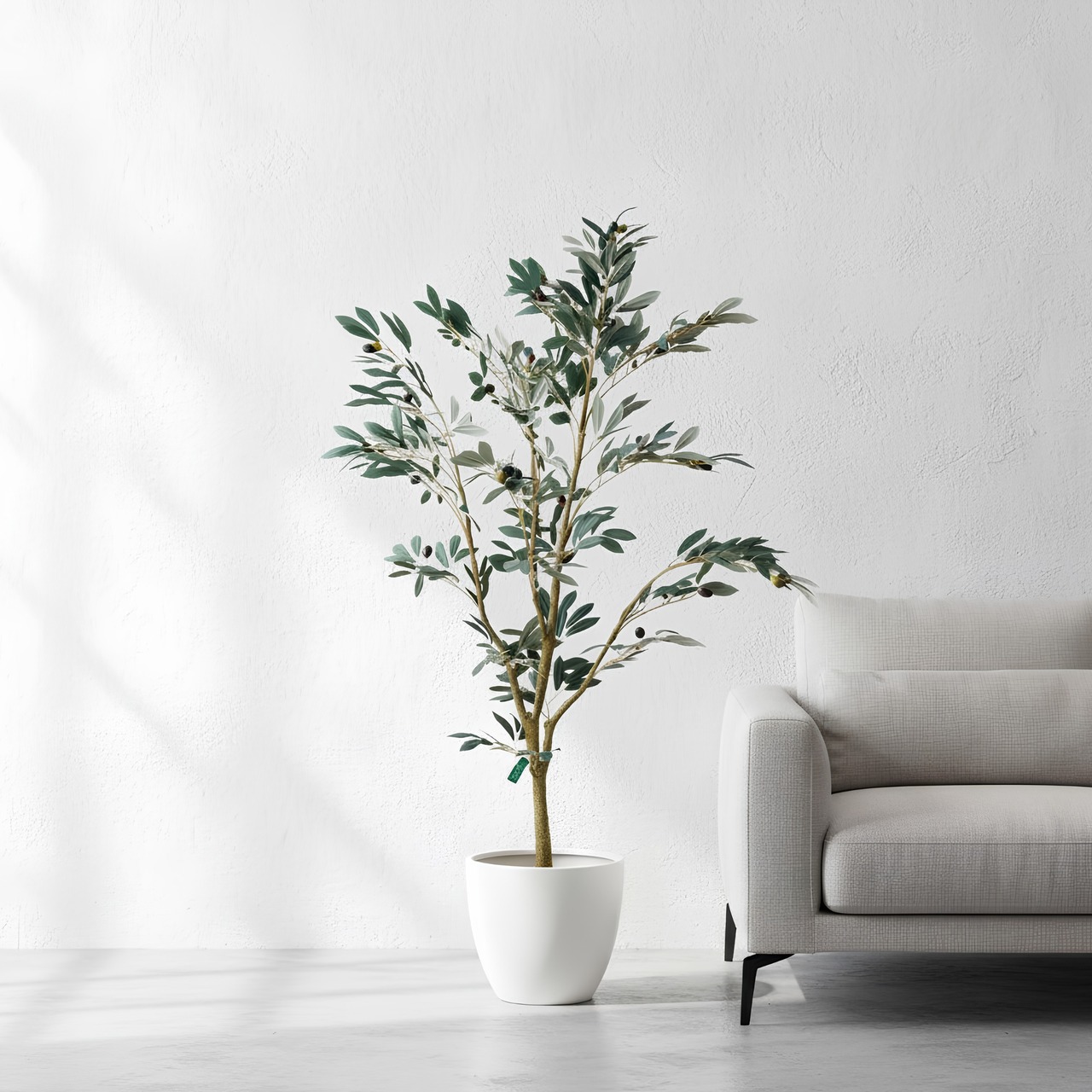オリーブ 150㎝［人工観葉植物・フェイクグリーンT］