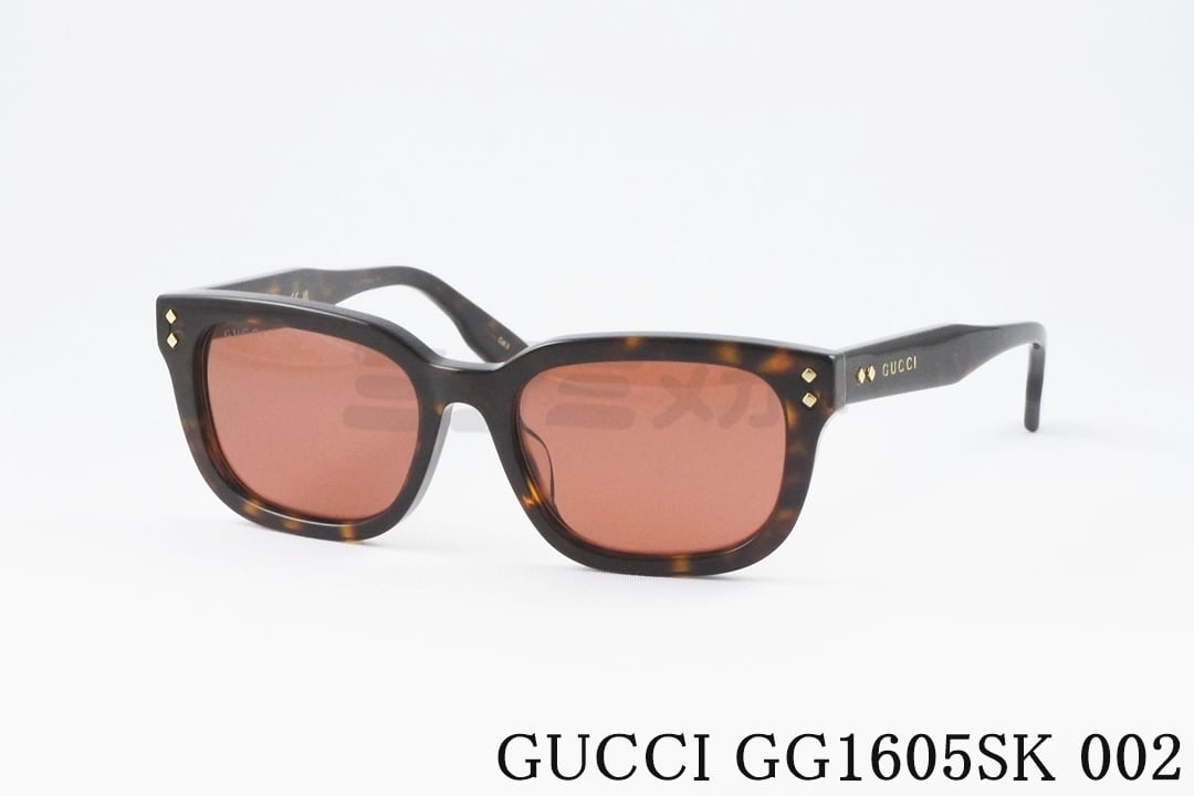 GUCCI サングラス GG1605SK 002 スクエア メンズ レディース アジアン  