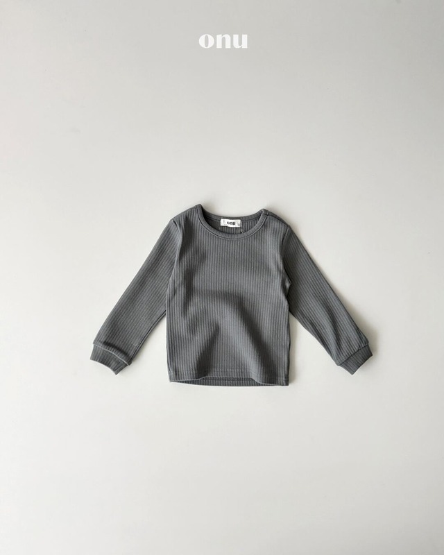 予約⌇onu/ Peach ribbed T